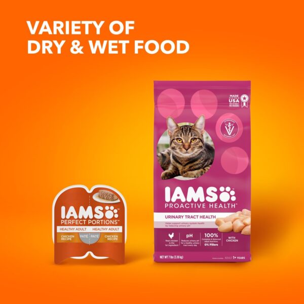 IAMS PROACTIVE HEALTH Adult Urinary Tract Healthy Dry Cat Food with Chicken Cat Kibble, 16 lb. Bag - Image 12