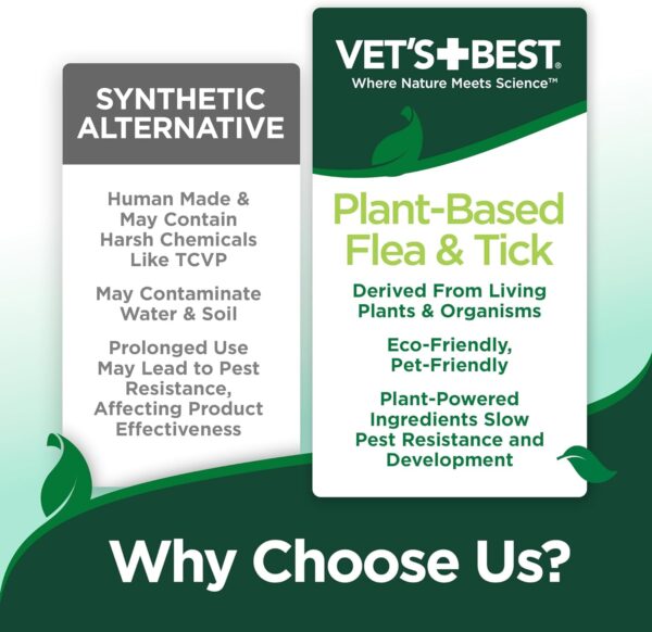 Vet's Best Flea and Tick Wipes for Dogs and Cats - Flea Treatment for Cats and Dogs - Plant-Based Formula - Certified Natural Oils - 50 Count - Image 4