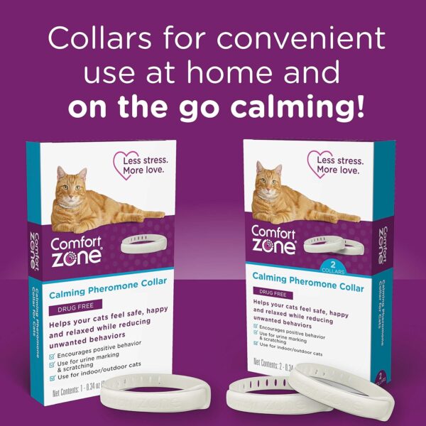 Comfort Zone Cat Calming Collar: 4-pack - Image 6