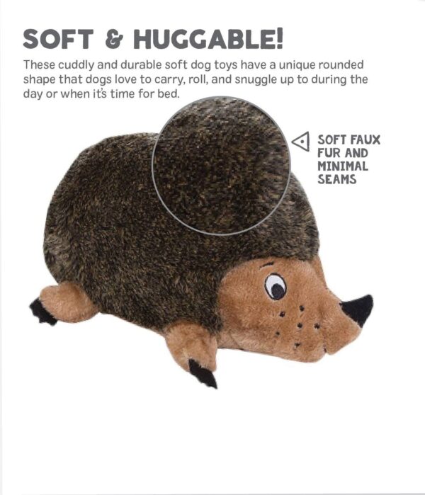 Outward Hound Hedgehogz Plush Dog Toy, Small - Image 3