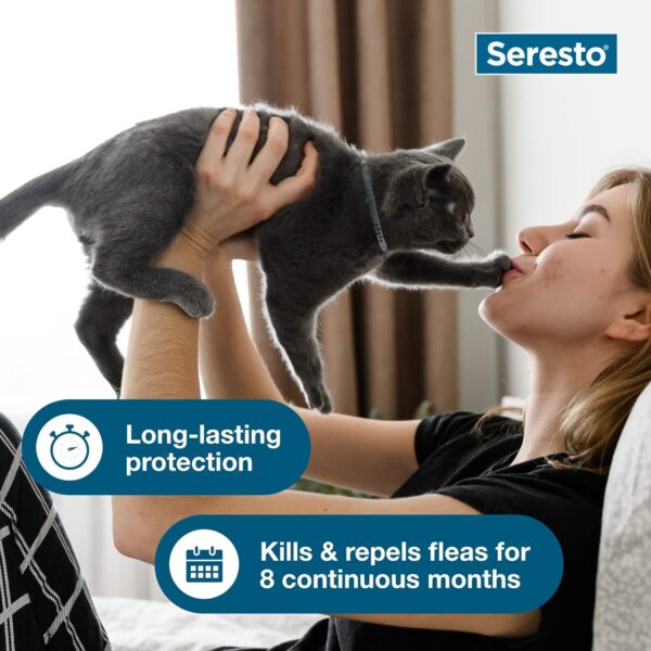 Seresto Cat Vet-Recommended Flea & Tick Treatment & Prevention Collar for Cats, 8 Months Protection | (Pack of 2) - Image 5