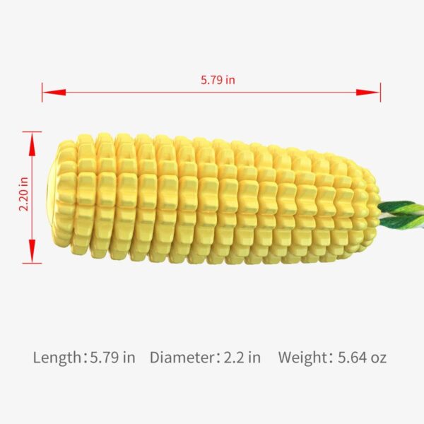 Carllg Dog Chew Toys for Aggressive Chewers, Indestructible Tough Durable Squeaky Interactive Dog Toys, Puppy Teeth Chew Corn Stick Toy for Small Meduium Large Breed - Image 3