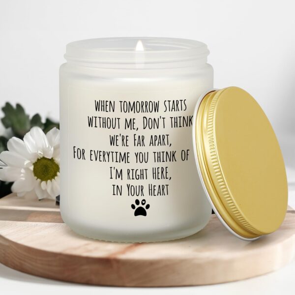 Dog Memorial Gifts for Loss of Dog, Pet Memorial Gifts, Pet Loss Gifts, Sympathy Candle Gift for Cats Dogs Passing Away, Bereavement Remembrance Grief Condolence Gifts for Dog Lovers Friends Familes - Image 3