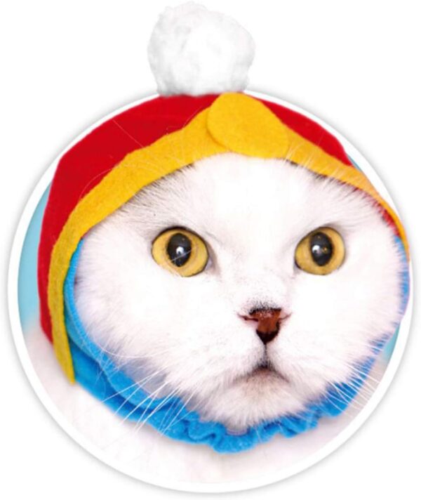 Kitan Club Cat Cap - Pet Hat Blind Box Includes 1 of 5 Cute Styles - Soft, Comfortable - Authentic Japanese Kawaii Design - Animal-Safe Materials, Premium Quality (Kirby) - Image 6