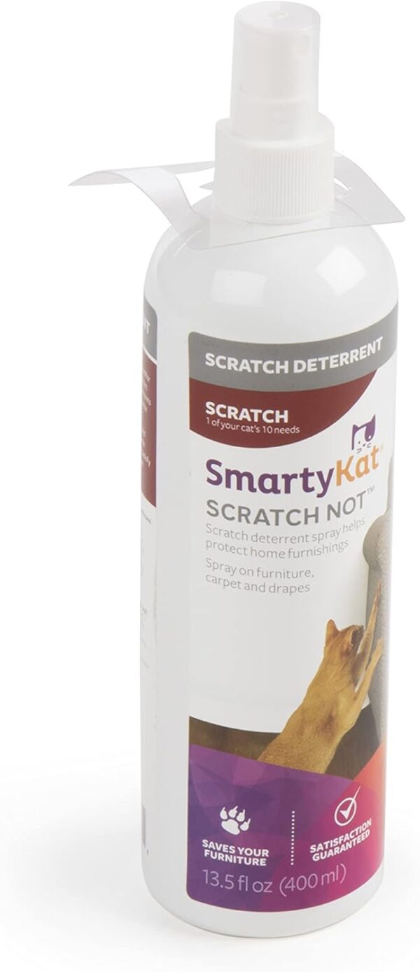 SmartyKat Scratch Not Scratch Deterrent Spray for Cats - 13.5 Fluid Ounces - Image 2