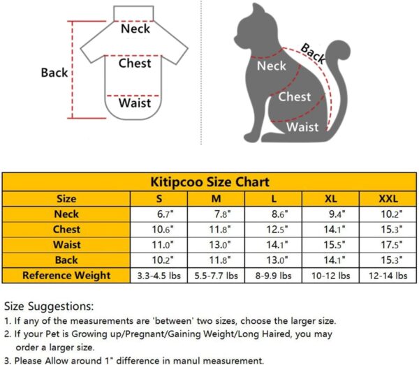 Sphynx Hairless Cat Summer Cotton T-Shirts Cat Vest Pet Clothes,Round Collar Vest Kitten Shirts Sleeveless, Cats & Small Dogs Apparel (Medium, Dinosaur) - Image 3