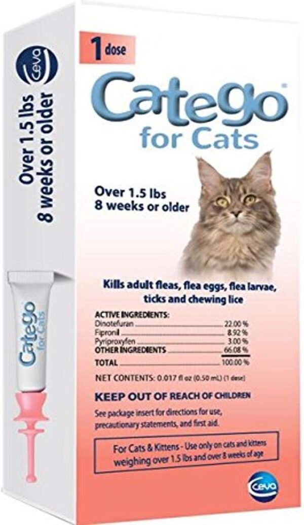 Flea & Tick Control for Cats (Single Dose)