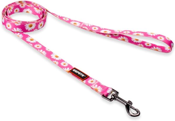 QQPETS Dog Harness Leash Set Adjustable Heavy Duty No Pull Halter Harnesses for Small Medium Large Breed Dogs Back Clip Anti-Twist Perfect for Walking (XS(12"-18" Chest Girth), Daisy) - Image 8