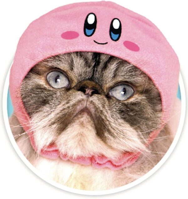 Kitan Club Cat Cap - Pet Hat Blind Box Includes 1 of 5 Cute Styles - Soft, Comfortable - Authentic Japanese Kawaii Design - Animal-Safe Materials, Premium Quality (Kirby) - Image 2