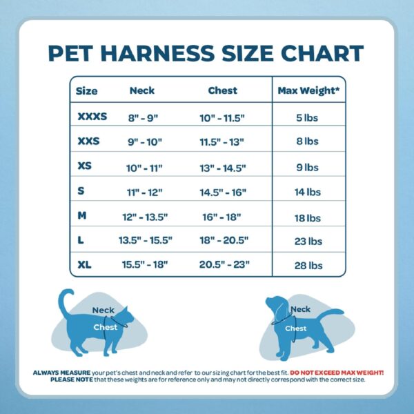 Voyager Step-in Air Dog Harness - All Weather Mesh Step in Vest Harness for Small and Medium Dogs and Cats by Best Pet Supplies - Harness (Baby Blue), M (Chest: 16-18") - Image 6