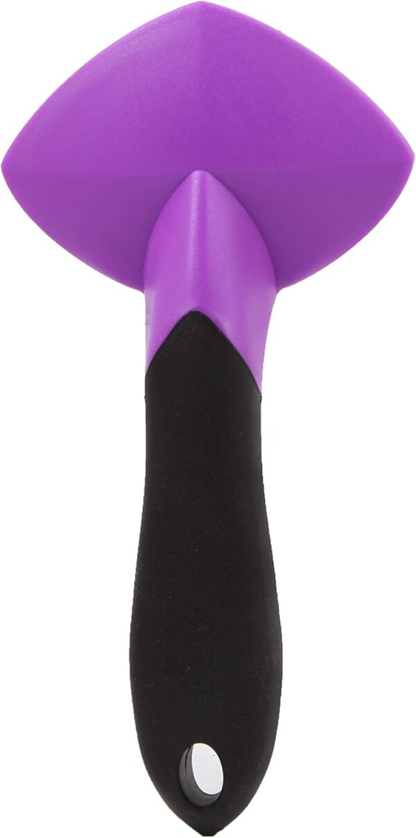 HARTZ, Groomer's Best Small Slicker Brush for Cats and Small Dogs, Black/Violet, 1 Count - Image 2