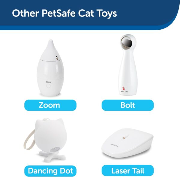 PetSafe SlimCat Meal-Dispensing Cat Toy, Great for Food or Treats, Blue, for All Breed Sizes, Color - Image 6