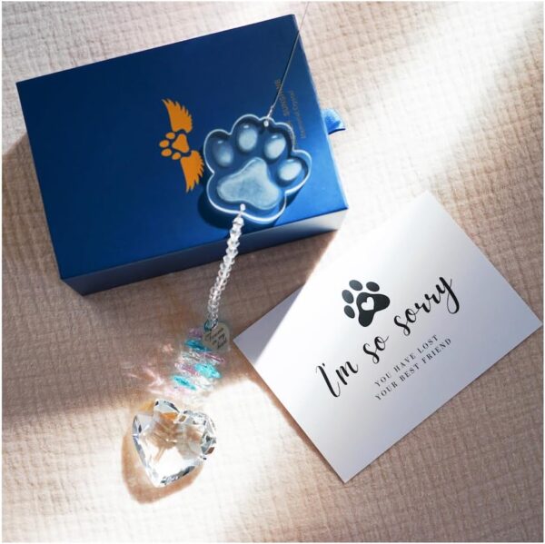 Pet Memorial Suncatcher, Dog Memorial Gifts, Pet Loss, Pet Sympathy, Thoughtful Dogs and Cats Remembrance, Bereavement Gifts - Image 9