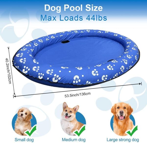 Ginkago Pool Floats for Dogs Pool Toys Pool Float for Large Dogs Pool Floaties for Small Puppy Swimming - Image 5