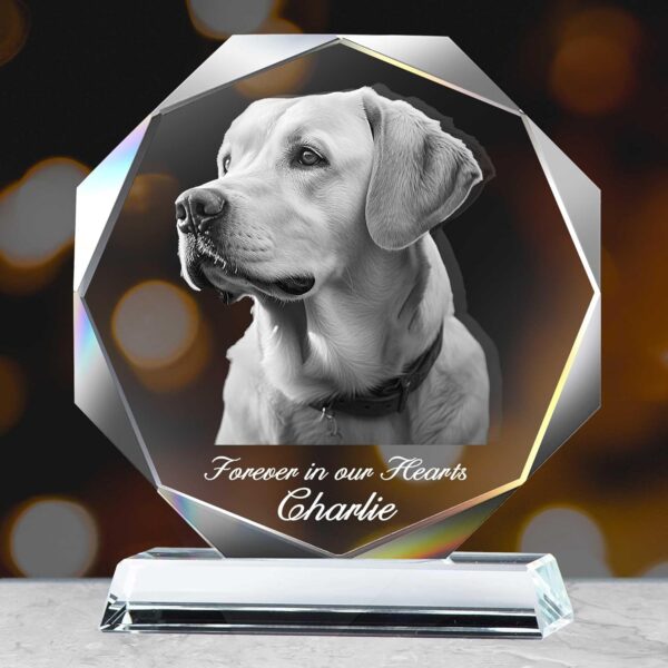 Dog Crystal Picture Frame, Dog Memorial Gifts For Loss Of Dog, Cat Pet Memorial Gifts For Dogs, Personalized Crystal Photo Pet Loss Gifts, Sympathy Gift Dog Passing Away Gifts Bereavement Gifts