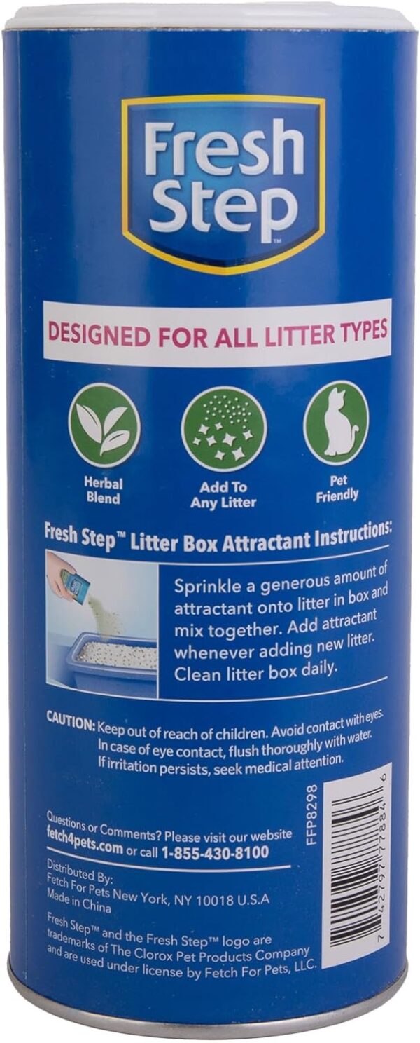 Fresh Step Litter Box Attractant Powder to Aid in Training, 9 Ounces | All Natural Training Aid for Cats and Kittens | Cat Attract Litter Additive for Litter Box, 9 oz - 1 Pack - Image 3