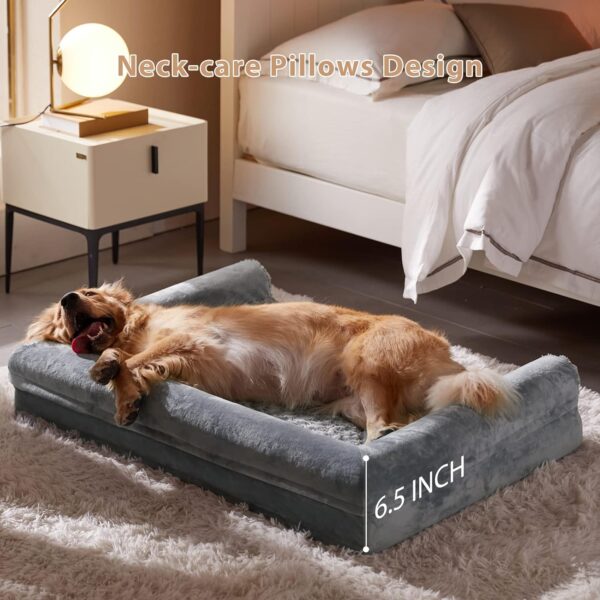 BFPETHOME Dog Beds for Large Dogs, Orthopedic Dog Bed for Medium Large Dogs,Big Waterpfoof Couch Dog Pet Bed with Removable Washable Cover - Image 2