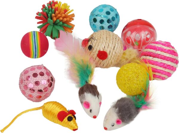 Fashion's Talk Cat Toys Variety Pack for Kitty 20 Pieces - Image 4