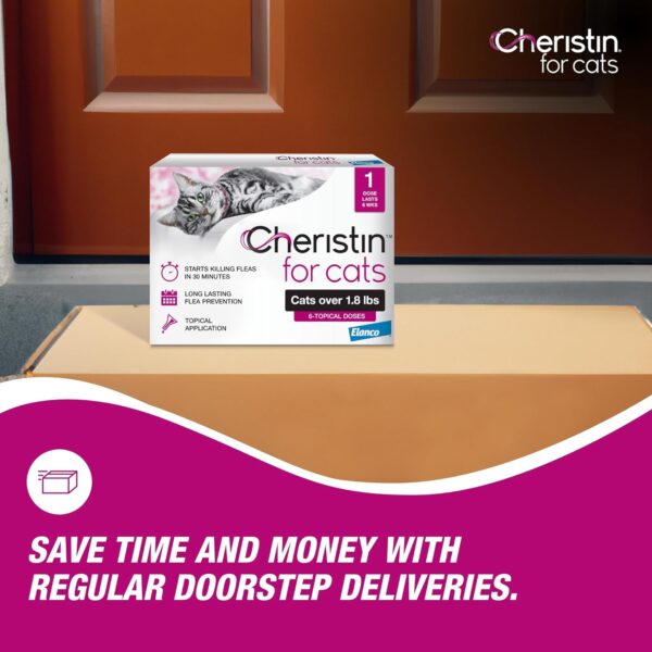 Cat Cheristin Cat Flea Treatment & Prevention for Cats | 1 Topical Dose Provides Up to 6 Weeks of Coverage | 6 ct. - Image 8