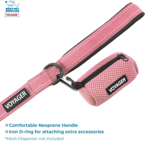 Best Pet Supplies Voyager Adjustable Dog Harness Leash Set with Reflective Stripes for Walking Heavy-Duty Full Body No Pull Vest with Leash D-Ring, Breathable All-Weather - Harness (Pink), S - Image 5