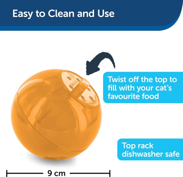 PetSafe SlimCat Meal-Dispensing Cat Toy, Great for Food or Treats,All Breed Sizes - Image 3