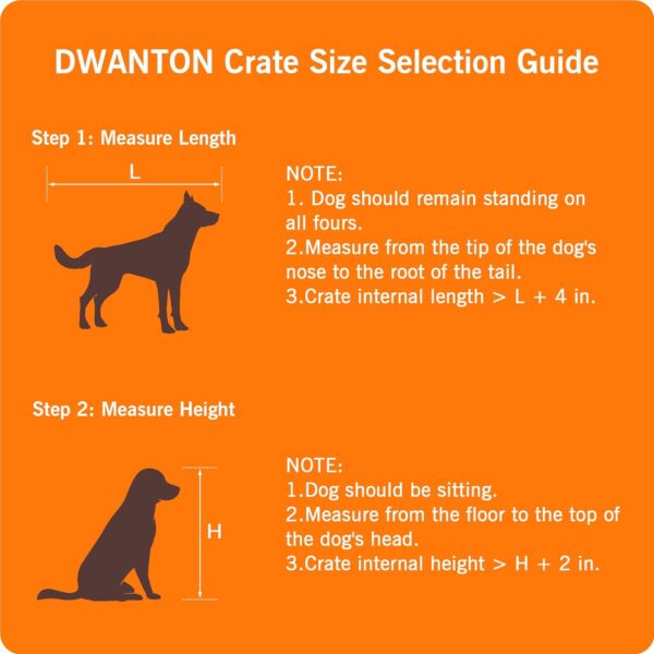 DWANTON Dog Crate Furniture, 31.5" L Three-Door Wooden Dog Kennel Indoor, Connectable Expansion, Wooden Dog Crate Table for Small/Medium/Large Dog, Dog House, Dog Cage Large, Black - Image 7