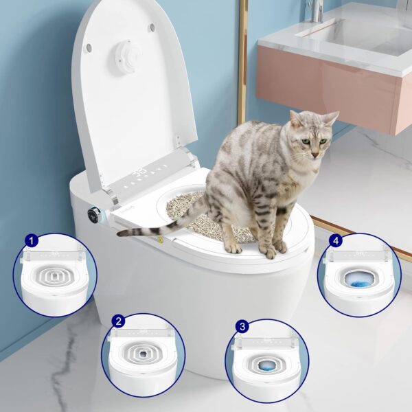 Readaeer Cat Toilet Training Kit - Train Your Cat to Use The Toilet - Image 2