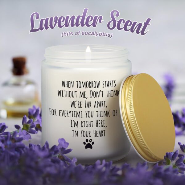 Dog Memorial Gifts for Loss of Dog, Pet Memorial Gifts, Pet Loss Gifts, Sympathy Candle Gift for Cats Dogs Passing Away, Bereavement Remembrance Grief Condolence Gifts for Dog Lovers Friends Familes - Image 6