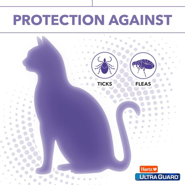 Hartz UltraGuard Flea & Tick Collar for Cats and Kittens, 7 Month Flea and Tick Protection and Prevention, White - Image 5