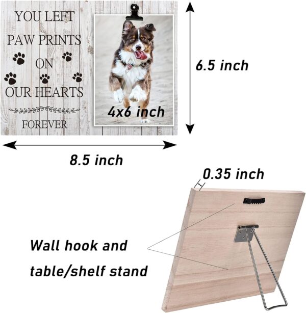 Pet Picture Frame Cat or Dog Frame 4x6 Memorial Pet Loss Picture Frame - Image 7