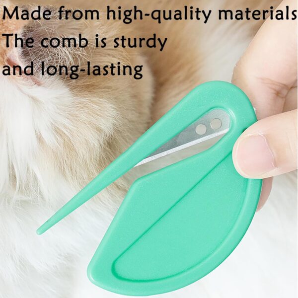 5Pcs Knotting Comb for Cats, Pet Knotting Comb De Knotting Comb for Dog Pet Hair Removal Tool Cat Dog Grooming Comb Knot Remover Cat Knotting Comb - Image 4