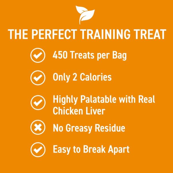 Cloud Star Tricky Trainers Crunchy Dog Training Treats 8 oz Pouch, Cheddar Flavor, Low Calorie Behavior Aid with 450 treats - Image 5