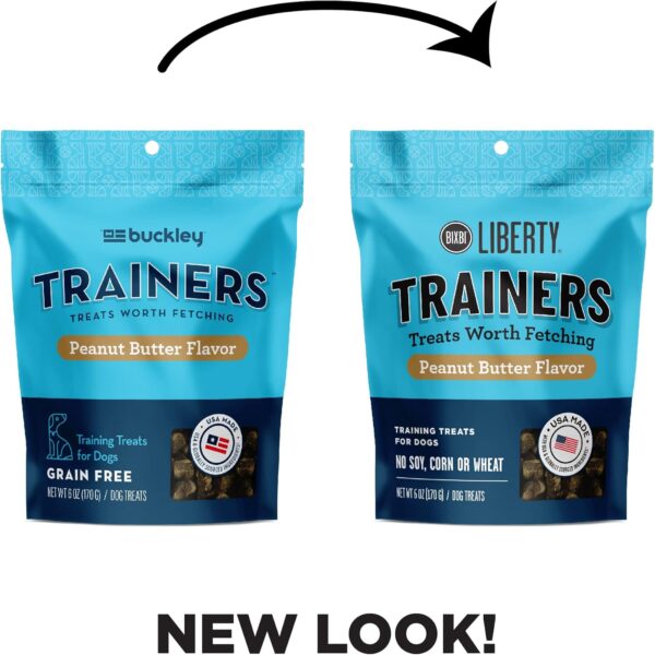 BIXBI Liberty Trainers, Peanut Butter - Small Training Treats for Dogs - Low Calorie, All Natural, Grain Free Dog Treats - Image 3