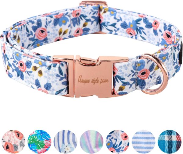 Unique style paws Dog Collar Metal Buckle Collar Gift for Small Medium Large Boys Girls Dogs