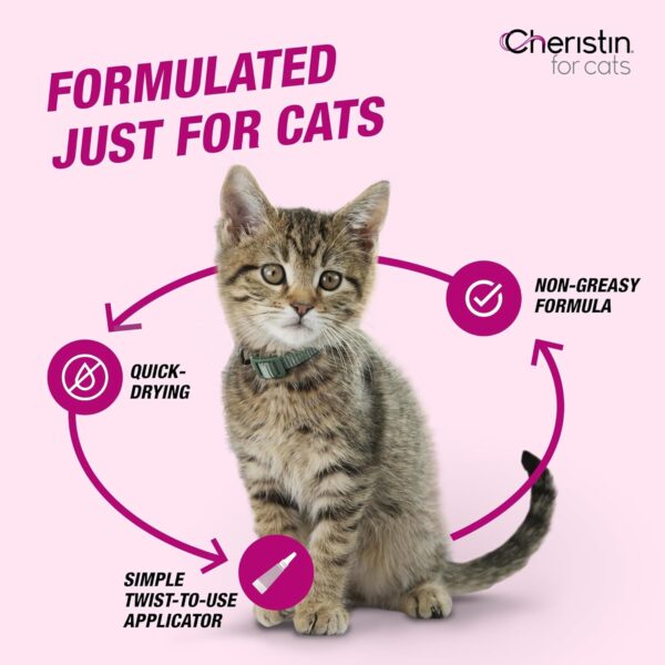 Cat Cheristin Cat Flea Treatment & Prevention for Cats | 1 Topical Dose Provides Up to 6 Weeks of Coverage | 6 ct. - Image 7