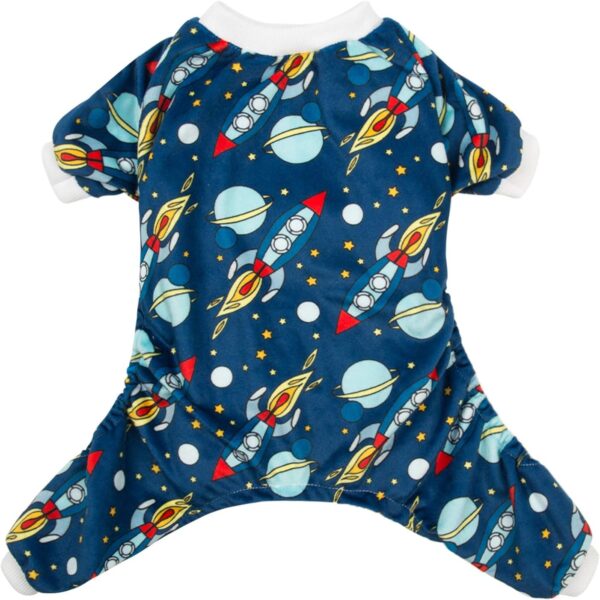 CuteBone Cat Apparel Rocket Pet Clothes Dog Onesies Winter Jumpsuit Keep Your Furbaby Warm P16M