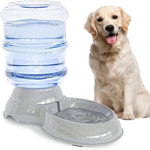 Dog Water Bowl Dispenser,3 Gallon/ 11L Pet Water Dispenser Station for Large Dogs and Cats,Gravity Automatic Feeder,Large Size Dog Drinking Fountain (3 Gallon Dog Water)