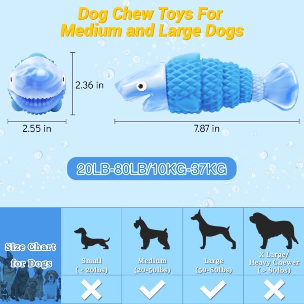 WinTour Tough Dog Toys for Aggressive Chewers Large Breed, Indestructible Dog Toys for Large Dogs, Dog Chew Toys for Aggressive Chewers, Durable Dog Toys, Squeaky Dog Toys, Large Dog Toys for Big Dogs - Image 5