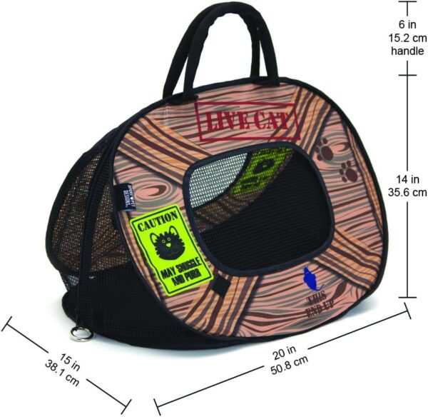 SportPet Designs Pop Open Cat Carrier (Pattern) - Image 7