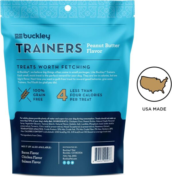 BIXBI Liberty Trainers, Peanut Butter - Small Training Treats for Dogs - Low Calorie, All Natural, Grain Free Dog Treats - Image 2