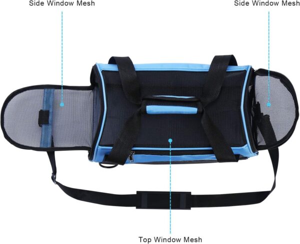 Airline Approved Pet Carrier,Soft-Sided Pet Travel Carrier for Cats Dogs Puppy Comfort Portable Foldable Pet Bag - Image 2