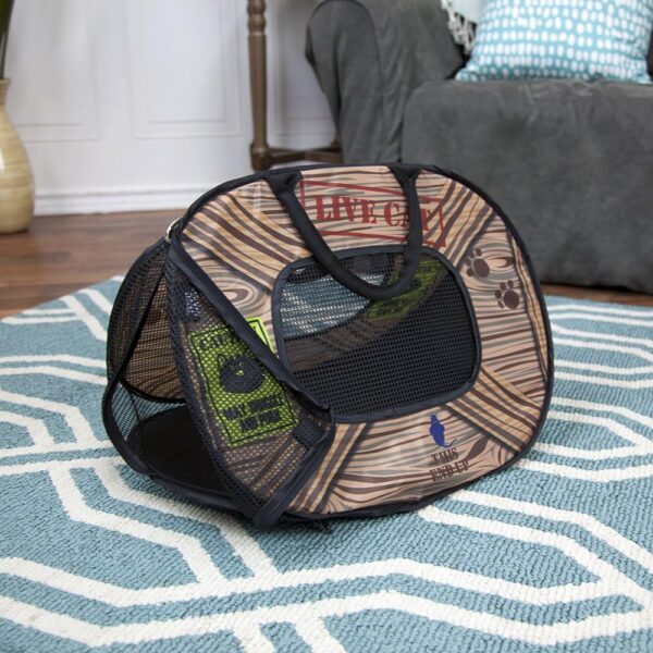 SportPet Designs Pop Open Cat Carrier (Pattern) - Image 2