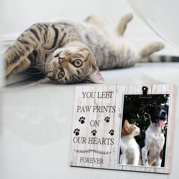 Pet Picture Frame Cat or Dog Frame 4x6 Memorial Pet Loss Picture Frame - Image 3