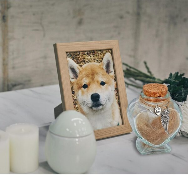 Memorial Bottle for Pet Hair, Keepsake Box for Pet Memorial Gifts, Dog Memorial Gifts, Dog Memorial Gifts for Loss of Dog, Loss of Dog Sympathy Gift, Dog Cat Keepsake Fur, Pet Memorial Urn - Image 7