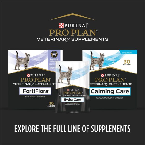 Purina FortiFlora Cat Probiotic Powder Supplement, Pro Plan Veterinary Supplements Probiotic Cat Supplement – 30 ct. box - Image 4