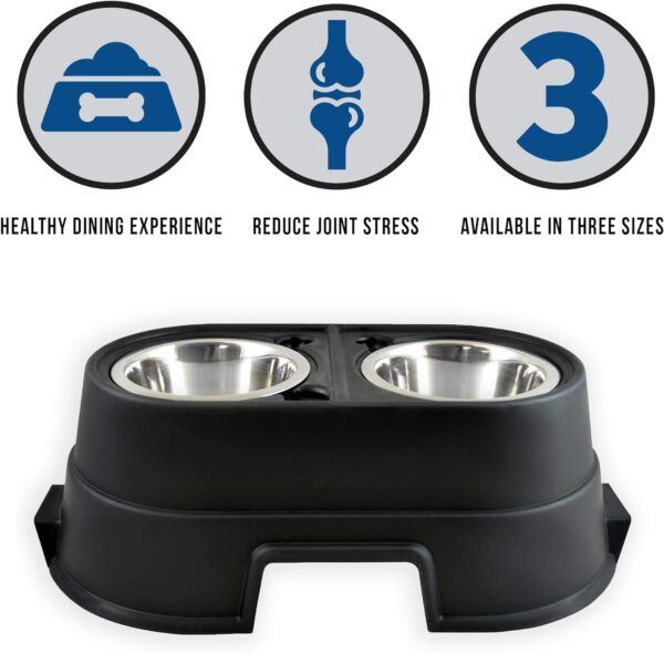 OurPets Comfort Diner Elevated Dog Food Dish (Raised Dog Bowls Available in 4 inches, 8 inches and 12 inches for Large Dogs, Medium Dogs and Small Dogs), 8-inch - Image 5