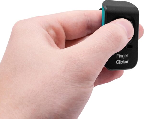 Educator Dog Training Finger Clicker with Audible Sound for Positive Reinforcement, Behavior and Obedience Pet Trainer, Teal - Image 5