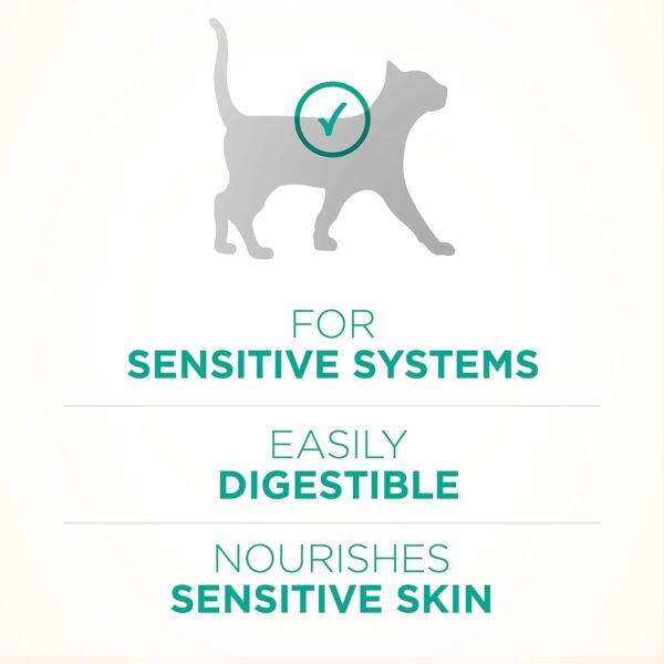 Purina ONE Sensitive Stomach, Sensitive Skin, Natural Dry Cat Food, +Plus Sensitive Skin and Stomach Formula - 3.5 lb. Bag - Image 5