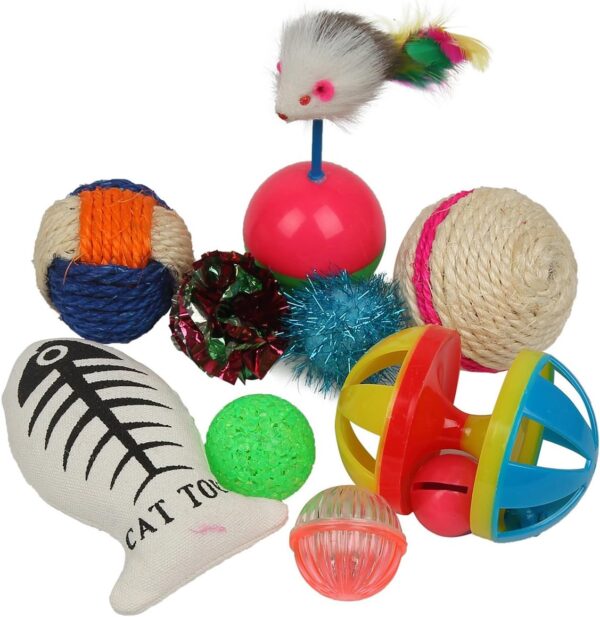 Fashion's Talk Cat Toys Variety Pack for Kitty 20 Pieces - Image 6