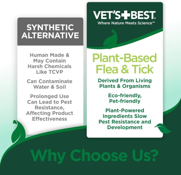 Vet’s Best Flea & Tick Advanced Strength Dog Shampoo - Dog Flea and Tick Treatment - Plant-Based Formula - Certified Natural Oils - 12 oz - Image 4